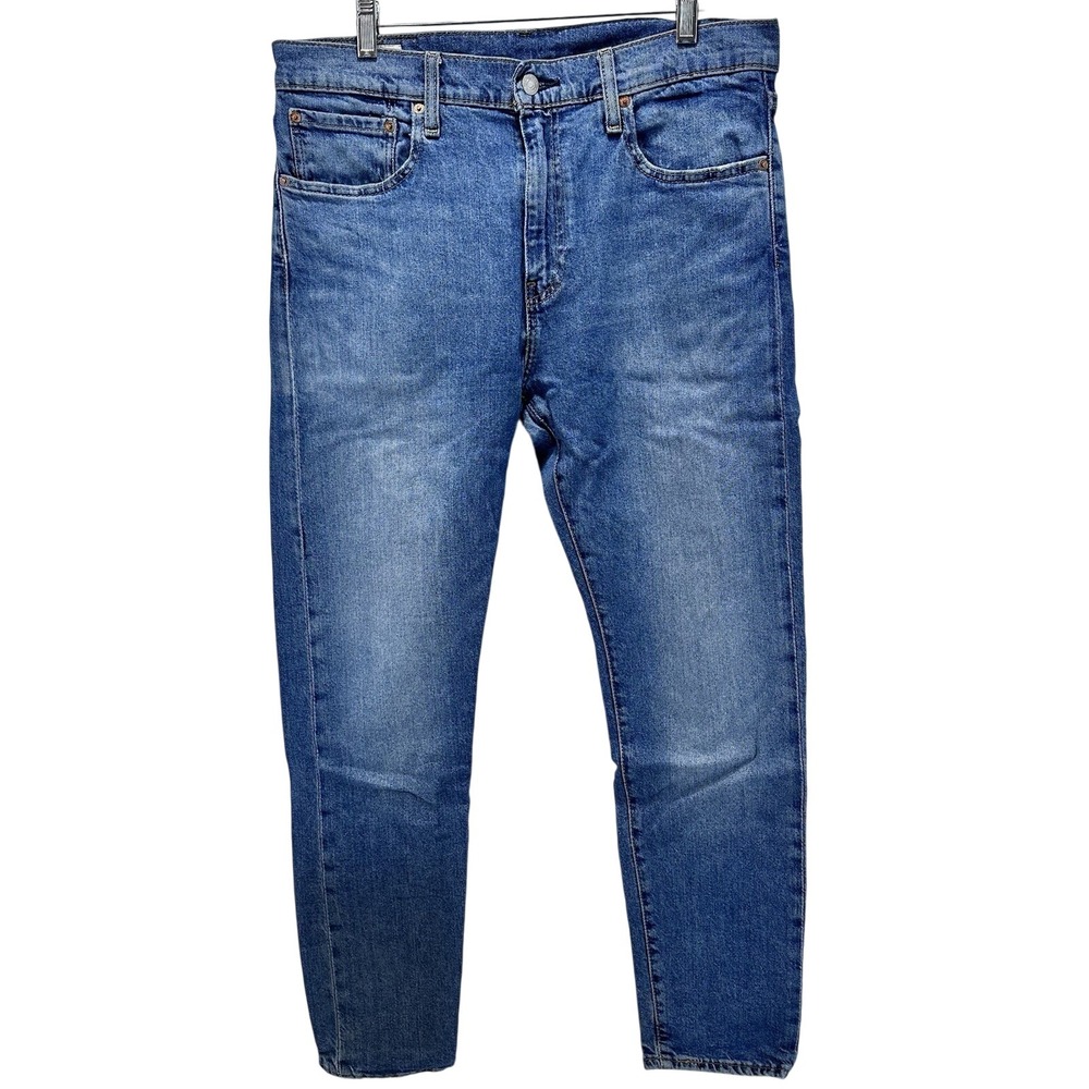 Levi's Women's 512 Slim Taper Fit‎ Jeans 33x29 Denim Big E Distressed Premium